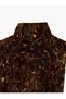 Velvet Camouflage Patterned Khaki Women's Jacket 7Wak20388Ew - 7