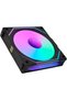 SL Infinity 120mm Reverse Blade Fan - Sleek Black, Single Pack Edition, Designed Exclusively for Com - 3