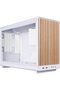 A3-26.3L Micro Form Factor Chassis - Wood Front & Side Tempered Glass Panel - Supports 360mm AIO-Mod - 4