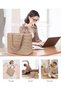 Tote Bag for Women, Large Puffer Tote Bag with Zipper Quilted Light Work Bag - 8