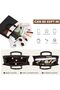 Purses for Women,Satchel Handbags Tote Bag, Black Pu Leather Shoulder Crossbody Top Handle Purse with Zipper - 4