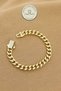 Xuping Bracelet - Vip Gold with Zircon Stones, Thick, Luxurious Xuping Chain Bracelet, 20cm, Width: 7mm, Jewelry.