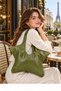 Oil Green Stella, Star-Shaped, with Star Charm Gift, Arm and Shoulder Bag. - 2