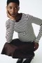 MAMA Ribbed jersey top - 2