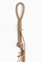 Embellished cord belt