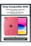 غطاء TPU لجهاز iPad A16، الجيل الحادي عشر، مقاس 11 بوصة / الجيل العاشر، مقاس 10.9 بوصة، باللون الوردي. - 2
