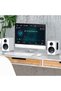 مكبرات صوت SW208 مقاس 3 بوصة، تعمل بتقنية البلوتوث 5.0، ومصممة للاستخدام على رفوف الكتب، وتحتوي على محول رقمي-تناظري مدمج بدقة 24 بت. - 6