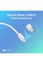 كابل شحن USB-C، يتميز بسرعة عالية في نقل البيانات، وكابل شحن من نوع C مع تقنية الشحن السريع بقدرة 60 واط، وسرعة نقل بيانات تصل إلى 480 ميجابت في الثانية. - 6