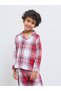 Boys Check Button Front Shirt and Pyjama Set - 2
