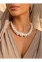 White Solid Chain Necklace - 5