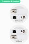 محول POE/Ethernet عبر الكابل المحوري EOC، نقل البيانات والطاقة عبر الكابل المحوري بحد أقصى 1000 متر - 7