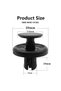 100Pcs Nylon Engine Under Cover Push-Type Retainer Clips Engine Splash Shield Fender Liner Trunk Lid - 2