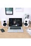 مكبرات صوت SW208 مقاس 3 بوصة، تعمل بتقنية البلوتوث 5.0، ومصممة للاستخدام على رفوف الكتب، وتحتوي على محول رقمي-تناظري مدمج بدقة 24 بت. - 5