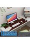Large Office Leather Desk Mat, Mouse and Keyboard Pad, Computer and Laptop Mat, Desktop Protector an - 5