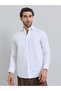 Men White Poplin Solid Regular Fit Shirt - 3