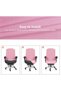 Office Chair Covers -Pink, Large Size - 7