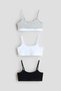 3-pack cotton crop tops - 2