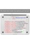 غطاء صلب مطلي بمادة مطاطية، ذو ملمس غير لامع، متوافق مع جهاز Apple Macbook Air مقاس 13.3 بوصة (الطراز: ...). - 3