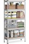 5-Tier Boltless Storage Shelves, Adjustable, Load 1929 lb