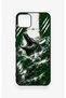 Realme C11 2021 Compatible Green Crocodile-Themed Patterned Silicone Case - 2