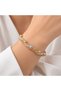 Silver Three Color Knitted Kazaziye Dorika Women's Bracelet - 4
