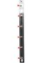 Wall Hanger 6 Hook, Silver, WHD006, 1piece - 2