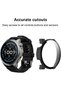 غطاء متوافق مع ساعة Amazfit Balance 2 [قطعتان]، غطاء واقٍ بإطار صلب من مادة البولي كربونات [مع زجاج مقوى]. - 4