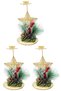 Christmas Candle Holder Candlestick Holder Candle Stick Holder Pentagram and Pine Cone Christmas Decoration Tree Pine Gift for Table Centerpiece Festive Ornaments Mantel Home Party Thanksgiving
