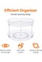 Clear 2-Tier Lazy Susan Turntable Organiser, 30.5 cm - 2