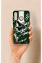 Huawei P30 Lite Compatible Green Crocodile-Patterned Silicone Case.