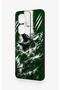 Oppo Reno 11F Compatible Green Crocodile-Themed Patterned Silicone Case. - 4