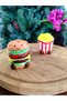 Hamburger and Fries 2-Piece Salt and Pepper Shaker Set - 5
