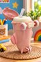 Airplane-Themed Kids' Water Bottle – Airplane-Shaped Water Bottle with Straw, Portable Water Bottle with Strap, Fun Airplane-Shaped Water Bottle - 2
