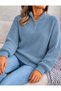 Women's Half-Zip Knit Sweater Kpln - 2