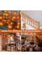 Maple Leaves String Light,Fall Thanksgiving Decorations Pumpkin String Lights,3M 20LED Halloween Pum - 4