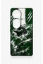 Vivo V40-Compatible Green Crocodile-Themed Patterned Silicone Case - 2