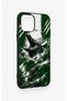 iPhone 11 Pro Compatible Green Alligator-Printed Silicone Case - 3