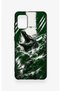 Samsung A31 Compatible Green Crocodile-Themed Patterned Silicone Case. - 2