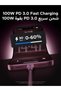100W Type C Cable 2M USB C Charging Cable Burgundy for iPhone 18 Pro - 3