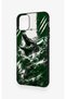Green Crocodile-Themed Patterned Silicone Case Compatible with iPhone 11 Pro Max. - 4