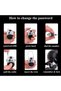 Combination Lock with 3-Digit Code, 80 cm Extendable Cable, Calf-Sized Format, Custom Security Lock - 6