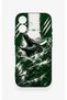 iPhone 17 Compatible Green Crocodile-Themed Patterned Silicone Case. - 2