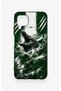 Huawei P40 Lite Compatible Green Crocodile-Patterned Silicone Case. - 2