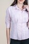 Women's Summer Pink Waist-Fitted Off-the-Shoulder Sporty Shirt 70067 - 4
