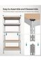 5-Tier Boltless Storage Shelves, Adjustable, Load 1929 lb - 6