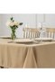 Rectangle Slubby Textured Tablecloth Waterproof Spillproof Wrinkle Free Table Cloth, Kitchen Dining - 2