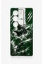 Vivo V29 Compatible Green Crocodile-Themed Patterned Silicone Case. - 2