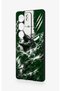 Vivo V29 Compatible Green Crocodile-Themed Patterned Silicone Case. - 4