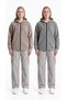 Women's Hooded 3-Thread Fleece Zippered Sweatshirt Jacket