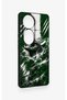 Vivo V40-Compatible Green Crocodile-Themed Patterned Silicone Case - 3